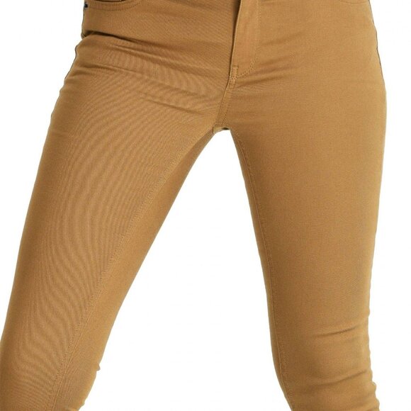 Women's Mid-Waist Cotton Stretch Pant - KHAKI SZ 8,10,12,14 NWT - Picture 2 of 4